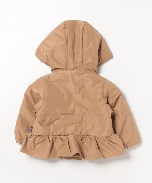 Moujonjon（ムージョンジョン）の「裾フリル無地中綿ジャケット（その他アウター・キッズ・ベージュ/ピンク・120/110/130/90/100）」の7枚目の写真