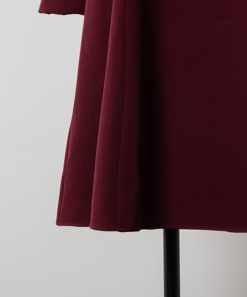 INTER FACTORY(インターファクトリー)の「nene - 配色シャツワンピース made in INTER FACTORY(シャツワンピース・レディース・レッド/ターコイズブルー・FREE)」の13枚目の写真