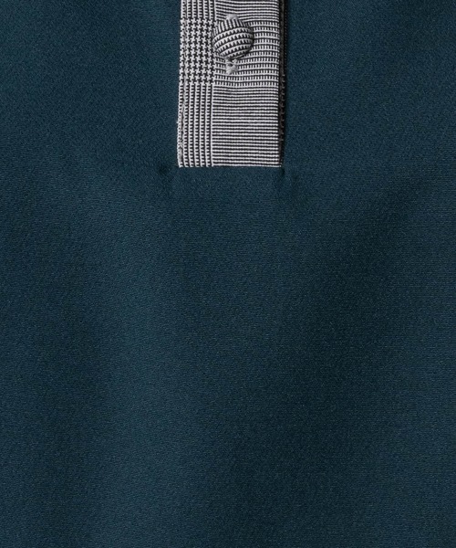 INTER FACTORY(インターファクトリー)の「nene - 配色シャツワンピース made in INTER FACTORY(シャツワンピース・レディース・レッド/ターコイズブルー・FREE)」の17枚目の写真