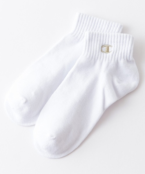 Champion（チャンピオン）の「【CHAMPION/チャンピオン】キッズ　ショート丈　ソックス　3P　モノトーン CBSCY301　3足組　C ODORLESSR（シーオドレス）　抗菌防臭　靴下（ソックス/靴下・キッズ・ブラック/ホワイト・FREE）」の6枚目の写真