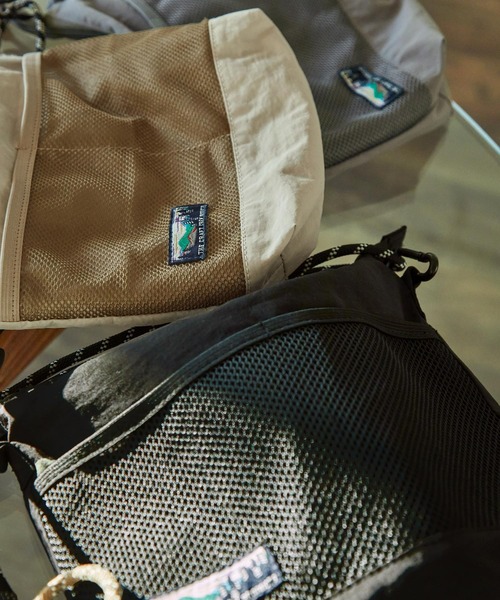 THE CRAFT CREW PRODUCTS】撥水ナイロン×メッシュ サコッシュ