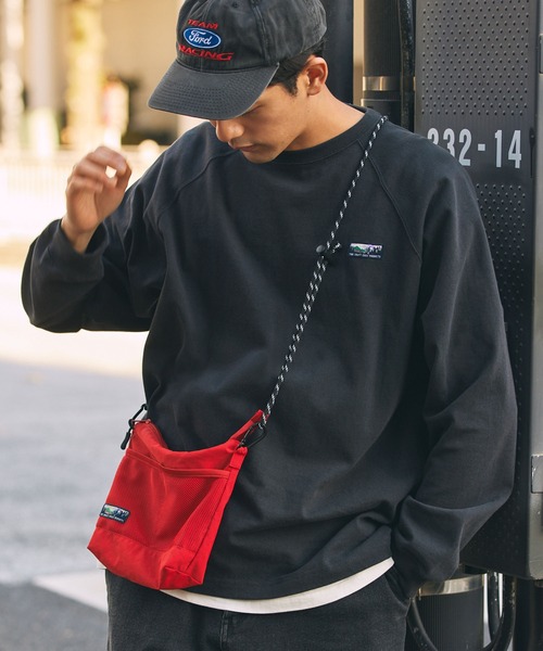 Supreme CORDURA メッシュサコッシュ ブラック シュプリーム BOXロゴ メッシュ ナイロン ショルダーバッグ