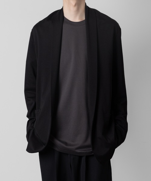 ATTACHMENT（アタッチメント）の「【 直営店・ZOZOTOWN限定 】コットンモクロディー　ストールカーディガン（カーディガン/ボレロ・メンズ・ダークグレー/ブラック/ネイビー・4/2/3/1）」の16枚目の写真