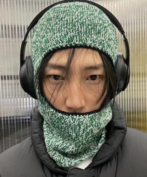 MGV | ミックス編みニットバラクラバ(ニットキャップ/ビーニー)