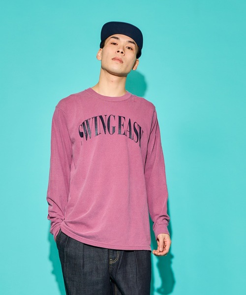 COMMON EDUCATION（コモンエデュケーション）の「COMMON EDUCATION -  L/S TEE“SWING EASY”（Tシャツ/カットソー・メンズ・グリーン系その他/マスタード/パープル系その他・X-LARGE/LARGE/MEDIUM）」の2枚目の写真