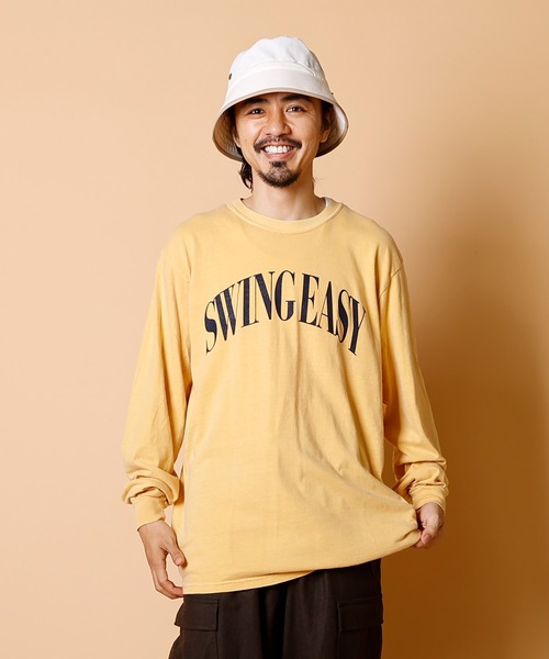 COMMON EDUCATION（コモンエデュケーション）の「COMMON EDUCATION -  L/S TEE“SWING EASY”（Tシャツ/カットソー・メンズ・グリーン系その他/マスタード/パープル系その他・X-LARGE/LARGE/MEDIUM）」の3枚目の写真