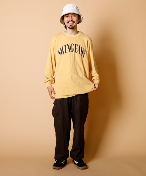COMMON EDUCATION（コモンエデュケーション）の「COMMON EDUCATION -  L/S TEE“SWING EASY”（Tシャツ/カットソー・メンズ・グリーン系その他/マスタード/パープル系その他・X-LARGE/LARGE/MEDIUM）」の15枚目の写真