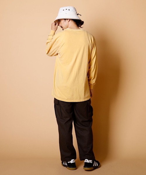 COMMON EDUCATION（コモンエデュケーション）の「COMMON EDUCATION -  L/S TEE“SWING EASY”（Tシャツ/カットソー・メンズ・グリーン系その他/マスタード/パープル系その他・X-LARGE/LARGE/MEDIUM）」の14枚目の写真