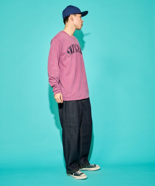 COMMON EDUCATION（コモンエデュケーション）の「COMMON EDUCATION -  L/S TEE“SWING EASY”（Tシャツ/カットソー・メンズ・グリーン系その他/マスタード/パープル系その他・X-LARGE/LARGE/MEDIUM）」の5枚目の写真