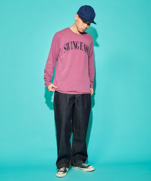 COMMON EDUCATION（コモンエデュケーション）の「COMMON EDUCATION -  L/S TEE“SWING EASY”（Tシャツ/カットソー・メンズ・グリーン系その他/マスタード/パープル系その他・X-LARGE/LARGE/MEDIUM）」の4枚目の写真