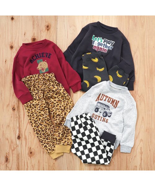 BREEZE（ブリーズ）の「Boy's げんき3柄パジャマ（ルームウェア/パジャマ・キッズ・グレー/レッド/チャコール・80/90/100/110/120/150/130/140）」の12枚目の写真