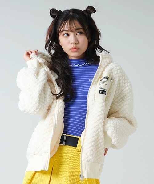 セール】モコモコクマ耳ゆったりパーカー（ブルゾン）｜by