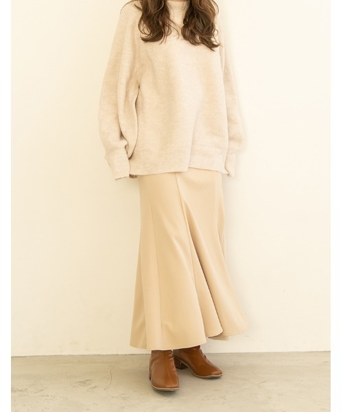 chocomee（チョコミー）の「volume sleeve knit（ニット/セーター・レディース・アイボリー/ベージュ・FREE）」の15枚目の写真
