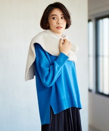 【ZOZOTOWN限定カラーあり】セミウーステッドカラー ニット
