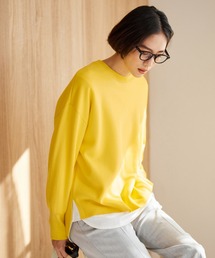 【ZOZOTOWN限定カラーあり】セミウーステッドカラー ニット