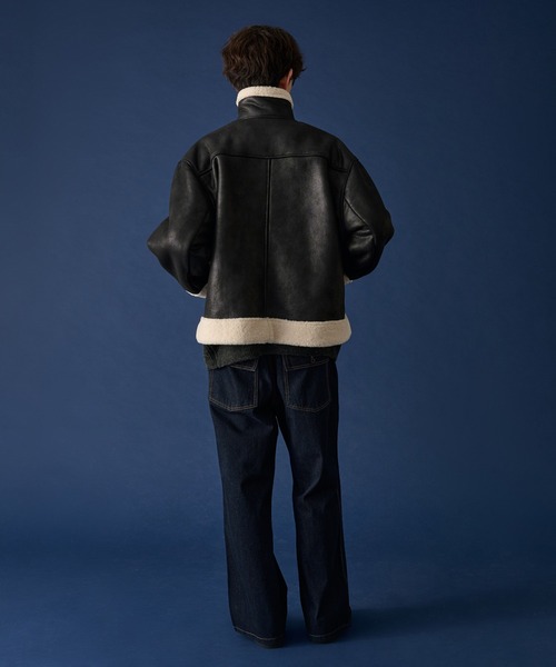 WETTEMPT（ウィテンプト）の「FAKE MOUTON B-3 JACKET /フェイク 