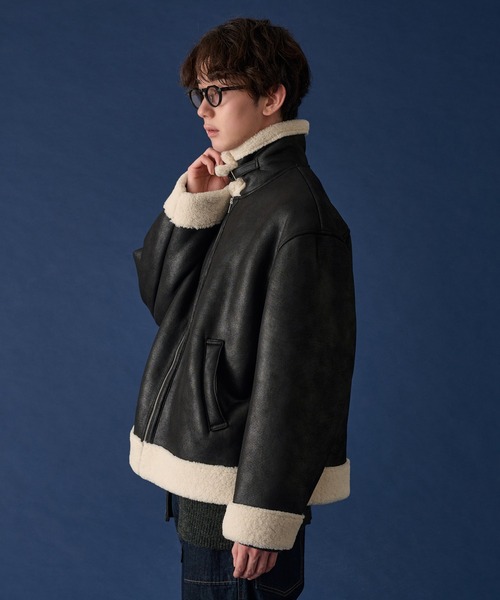 WETTEMPT（ウィテンプト）の「FAKE MOUTON B-3 JACKET /フェイク