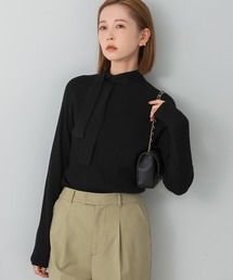 URBAN RESEARCH ROSSO WOMEN | バックリボンハイネックリブニット(ニット/セーター)