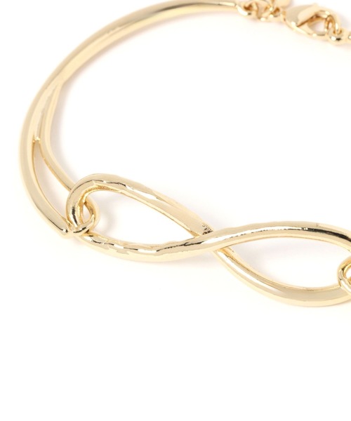 niko and...（ニコアンド）の「メタルツイストブレスレット（ブレスレット・レディース・グレー/イエロー・0）」の4枚目の写真