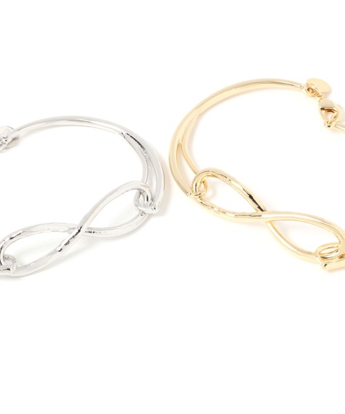 niko and...（ニコアンド）の「メタルツイストブレスレット（ブレスレット・レディース・グレー/イエロー・0）」の6枚目の写真