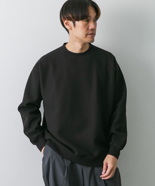 URBAN RESEARCH DOORS(アーバンリサーチドアーズ)の「ワッフルフリースクルーネックプルオーバー(Tシャツ/カットソー・メンズ・グレー/ホワイト/ブラック・MEDIUM/LARGE)」の10枚目の写真