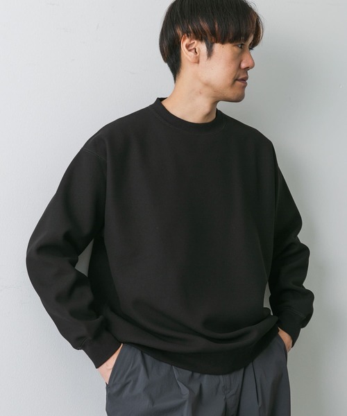 URBAN RESEARCH DOORS(アーバンリサーチドアーズ)の「ワッフルフリースクルーネックプルオーバー(Tシャツ/カットソー・メンズ・グレー/ホワイト/ブラック・MEDIUM/LARGE)」の11枚目の写真