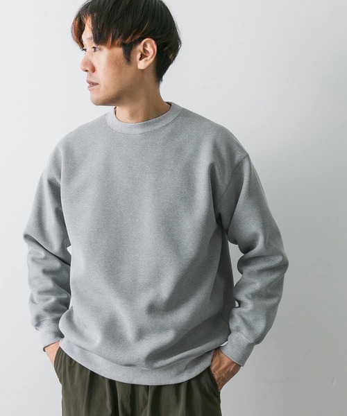 URBAN RESEARCH DOORS(アーバンリサーチドアーズ)の「ワッフルフリースクルーネックプルオーバー(Tシャツ/カットソー・メンズ・グレー/ホワイト/ブラック・MEDIUM/LARGE)」の16枚目の写真