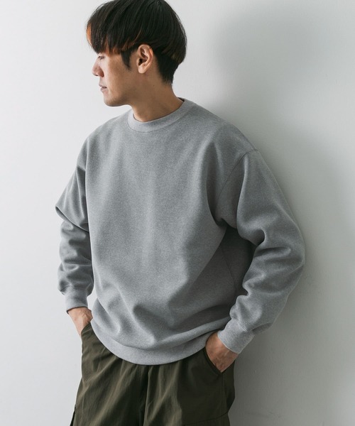 URBAN RESEARCH DOORS(アーバンリサーチドアーズ)の「ワッフルフリースクルーネックプルオーバー(Tシャツ/カットソー・メンズ・グレー/ホワイト/ブラック・MEDIUM/LARGE)」の20枚目の写真