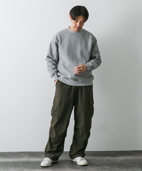 URBAN RESEARCH DOORS(アーバンリサーチドアーズ)の「ワッフルフリースクルーネックプルオーバー(Tシャツ/カットソー・メンズ・グレー/ホワイト/ブラック・MEDIUM/LARGE)」の22枚目の写真