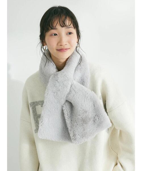 CRAFT STANDARD BOUTIQUE（クラフトスタンダードブティック）の「エコファーマフラー（マフラー・レディース・グレー/ブラウン/ベージュ・FREE）」の4枚目の写真