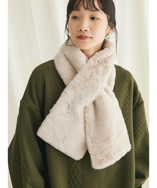 CRAFT STANDARD BOUTIQUE（クラフトスタンダードブティック）の「エコファーマフラー（マフラー・レディース・グレー/ブラウン/ベージュ・FREE）」の18枚目の写真