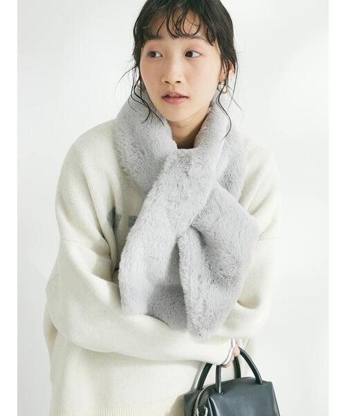 CRAFT STANDARD BOUTIQUE（クラフトスタンダードブティック）の「エコファーマフラー（マフラー・レディース・グレー/ブラウン/ベージュ・FREE）」の14枚目の写真