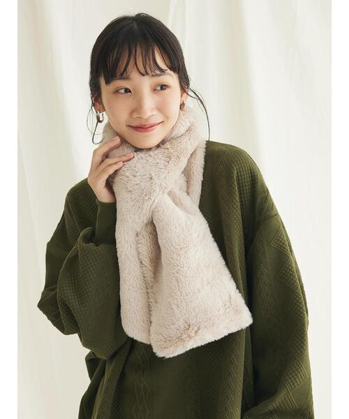 CRAFT STANDARD BOUTIQUE（クラフトスタンダードブティック）の「エコファーマフラー（マフラー・レディース・グレー/ブラウン/ベージュ・FREE）」の16枚目の写真