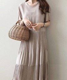 INNOCENT（イノセント）の「【Bz】 [IZU] プリーツデザインワンピース（ワンピース）」