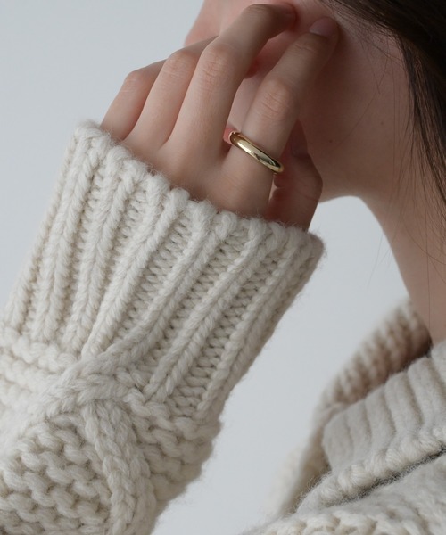 CANAL JEAN（キャナルジーン）の「Pt　スムースリング（リング・レディース・ゴールド/シルバー・13）」の12枚目の写真