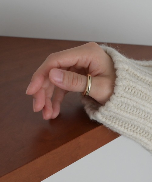 CANAL JEAN（キャナルジーン）の「Pt　スムースリング（リング・レディース・ゴールド/シルバー・13）」の11枚目の写真