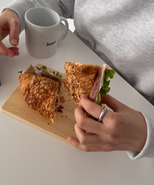 CANAL JEAN（キャナルジーン）の「Pt　スムースリング（リング・レディース・ゴールド/シルバー・13）」の9枚目の写真