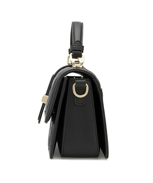 SAISON DE PAPILLON(セゾンドパピヨン)の「ハンドルフラップバッグ / 2WAYショルダーバッグ(ショルダーバッグ・レディース・ブラック/オフホワイト・フリー)」の10枚目の写真