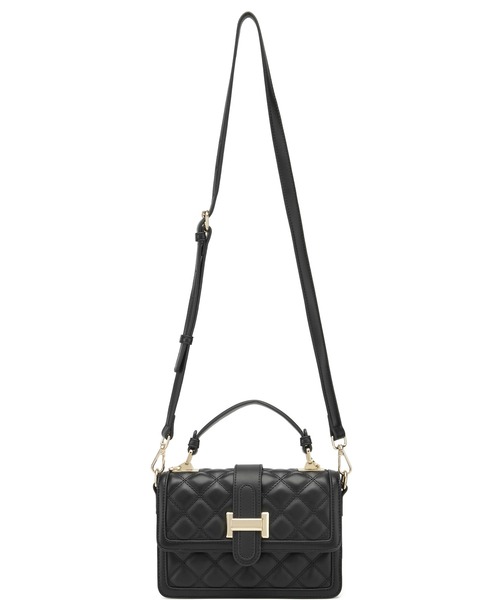 SAISON DE PAPILLON(セゾンドパピヨン)の「ハンドルフラップバッグ / 2WAYショルダーバッグ(ショルダーバッグ・レディース・ブラック/オフホワイト・フリー)」の12枚目の写真