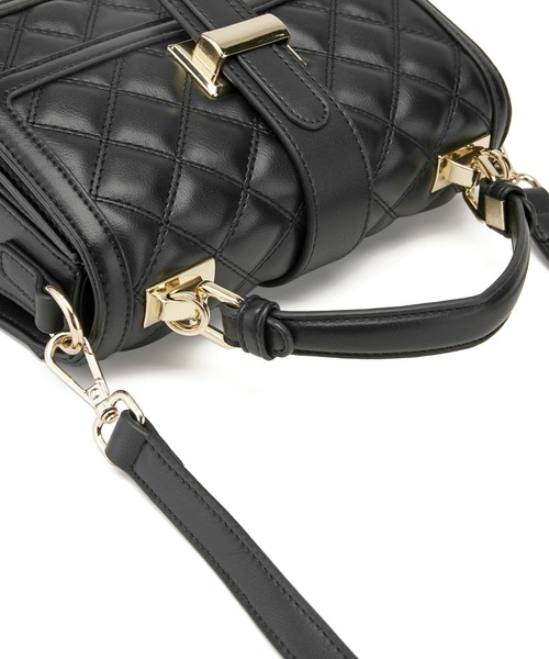 SAISON DE PAPILLON(セゾンドパピヨン)の「ハンドルフラップバッグ / 2WAYショルダーバッグ(ショルダーバッグ・レディース・ブラック/オフホワイト・フリー)」の13枚目の写真