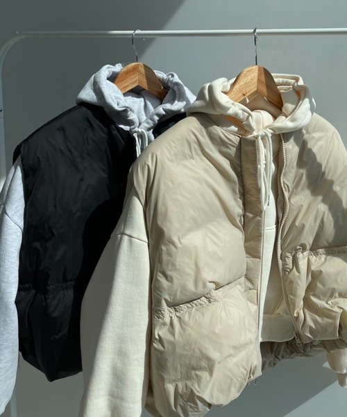 wee9s（ウィークス）の「egg short hoodie / エッグショートフーディー（パーカー・レディース・アイボリー/グレー/ブラック・FREE）」の10枚目の写真