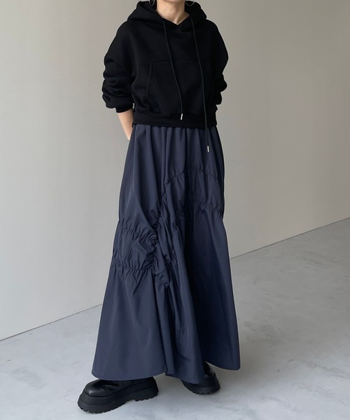 フォクシー　Short Hoodie リネン　フーディ　カーディガン　パーカー フォクシーShort Hoodie リネンフーディカーディガンパーカー