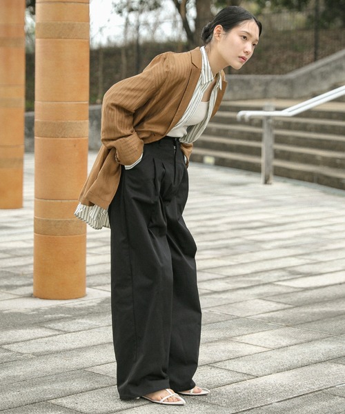 select MOCA（セレクトモカ）の「【ZOZO限定】ストライプオーバーシャツ（シャツ/ブラウス・レディース・アイボリー/グレー/オフホワイト・FREE）」の13枚目の写真