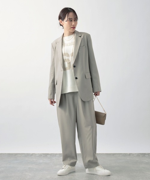 BARNYARDSTORM（バンヤードストーム）の「BARNYARDSTORM / ナンバリングジャガードニット（ニット/セーター・レディース・ホワイト/ネイビー・FREE）」の17枚目の写真