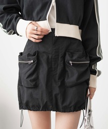WEGO | WEGO/【24年春夏新作】ナイロンカーゴミニスカパン(スカート)