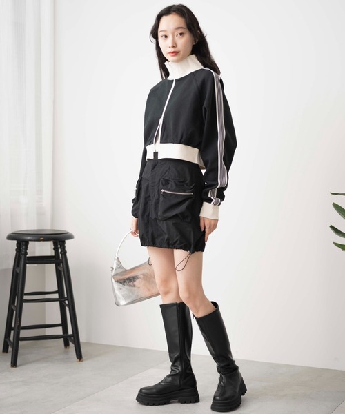 WEGO（ウィゴー）の「WEGO/ナイロンカーゴミニスカパン（スカート・レディース・ブラック/グレー・FREE）」の16枚目の写真