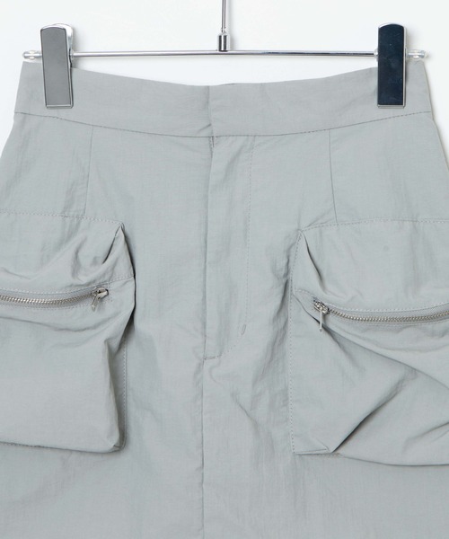 WEGO（ウィゴー）の「WEGO/ナイロンカーゴミニスカパン（スカート・レディース・ブラック/グレー・FREE）」の21枚目の写真