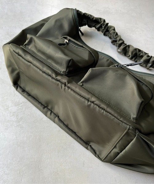 CPCM（シーピーシーエム）の「ダブルポケットビッグショルダー（ショルダーバッグ・メンズ・カーキ/ブラック・FREE）」の15枚目の写真