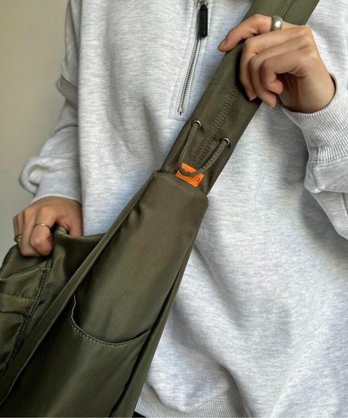 CPCM（シーピーシーエム）の「ダブルポケットビッグショルダー（ショルダーバッグ・メンズ・カーキ/ブラック・FREE）」の19枚目の写真