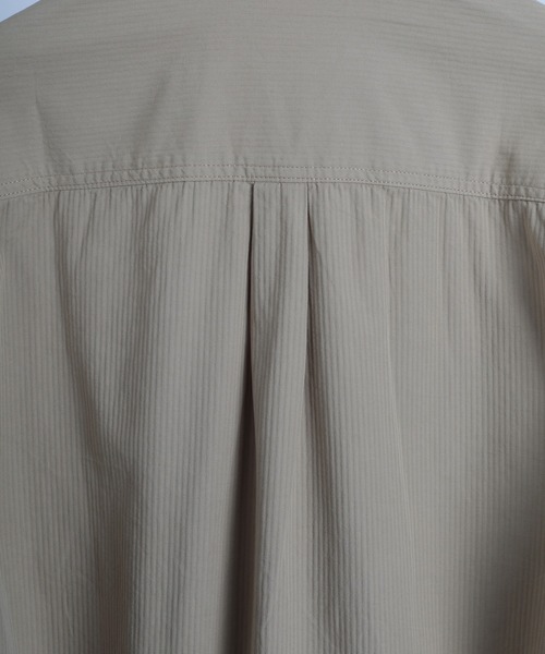 aimoha(アイモハ)の「aimoha men SLIM FIT MARINE FLIP POCKET SHIRT デニムシャツ(シャツ/ブラウス・メンズ・ベージュ/ホワイト/ブラック・MEDIUM/LARGE/X-LARGE/XX-LARGE)」の12枚目の写真